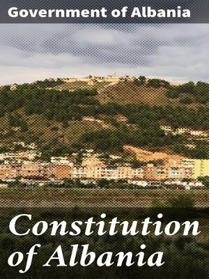 cover image of Constitution of Albania